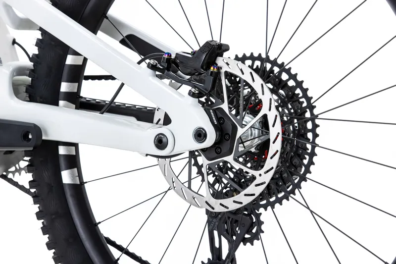 Nukeproof Megawatt 297 RS Carbon E-Mountain Bike X0 Eagle in White-5